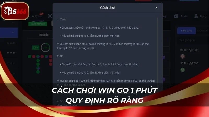 Cách chơi và tính thắng thua được quy định rõ ràng